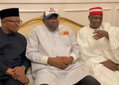 PETER OBI, KWANKWASO DEFECT TO NDC, OBTAIN MEMBERSHIP CARDS